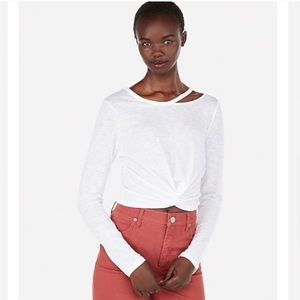 Long sleeve crop top